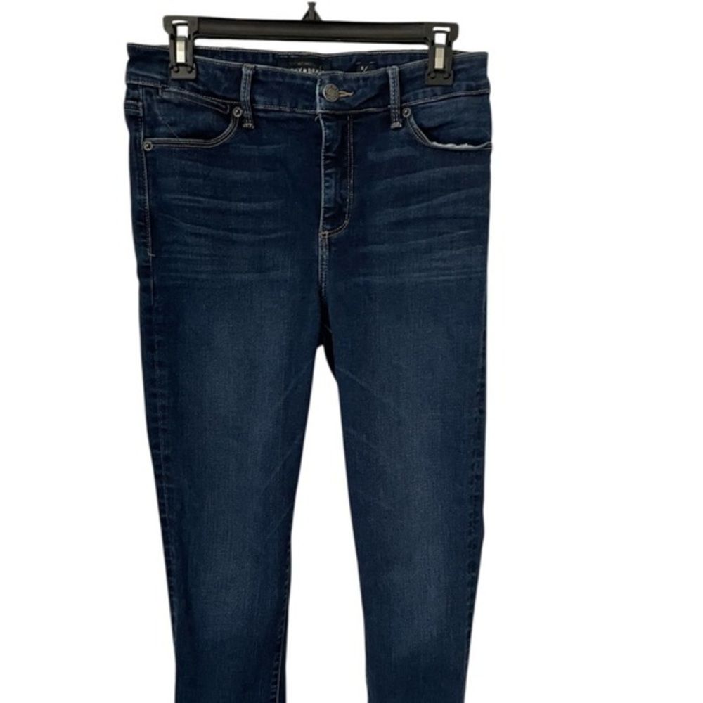 Lucky Brand Womens Mid Rise Skinny Jeans Dark Wash Indigo Blue Size 8/29 Regular